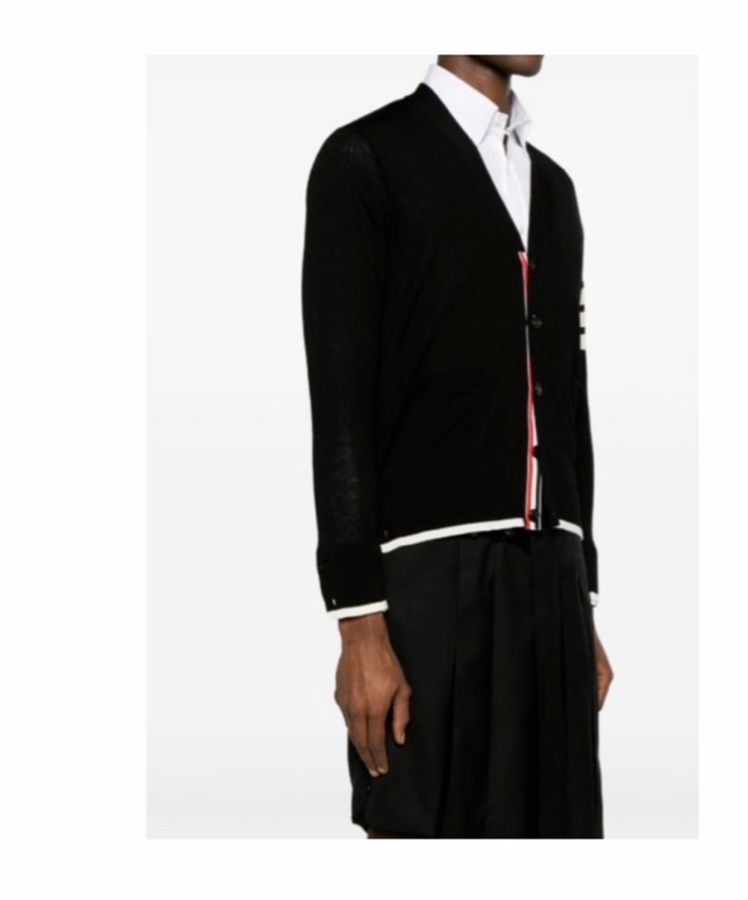 Thom Browne 男士 4 條紋針織開衫1 2 3 4 5碼-4
