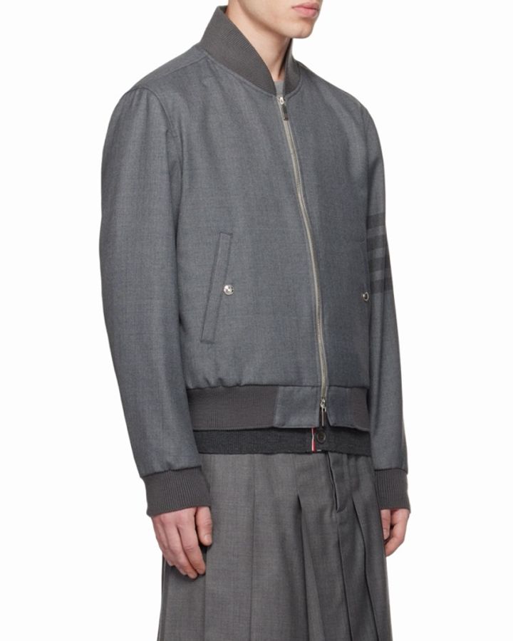 Thom Browne 男士 拉鍊休閒夾克1 2 3 4碼-4