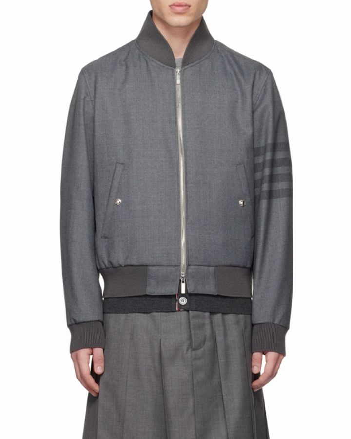 Thom Browne 男士 拉鍊休閒夾克1 2 3 4碼-5