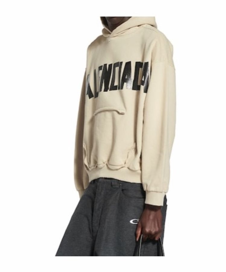 Balenciaga 男女同款 破洞口袋連帽衫XXS XS S M L XL XXL碼-1