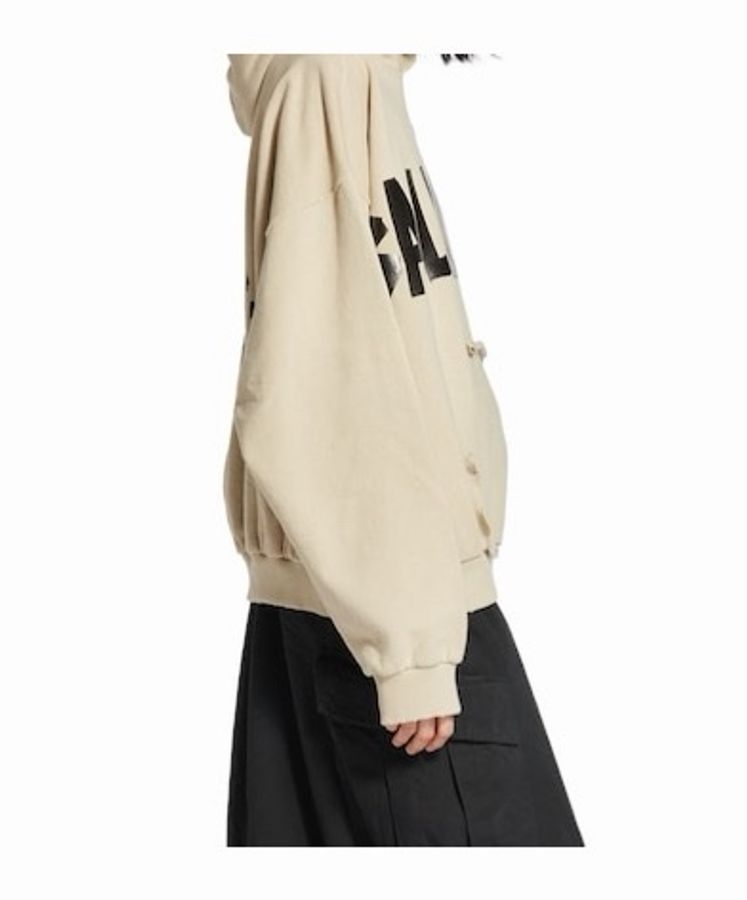 Balenciaga 男女同款 破洞口袋連帽衫XXS XS S M L XL XXL碼-2