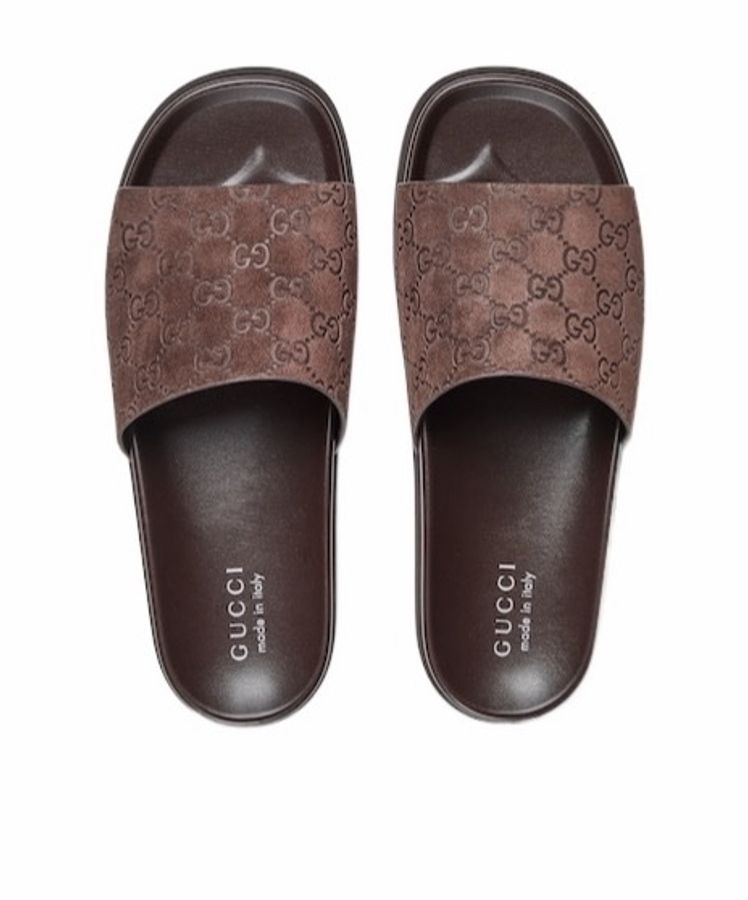 Gucci 男士 GG 圖案涼拖鞋UK-5 UK-5.5 UK-6 UK-6.5 UK-7 UK-8 UK-8.5碼-0