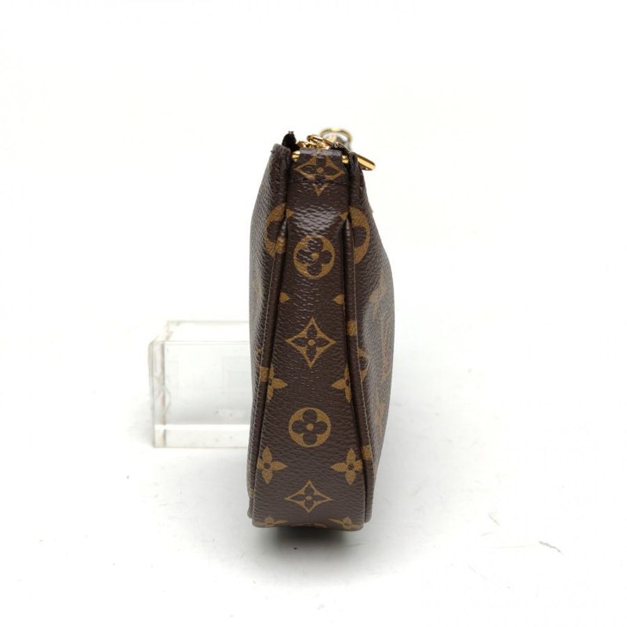 LOUIS VUITTON MultiPochette五合一綠肩帶老花PVC肩背包-3