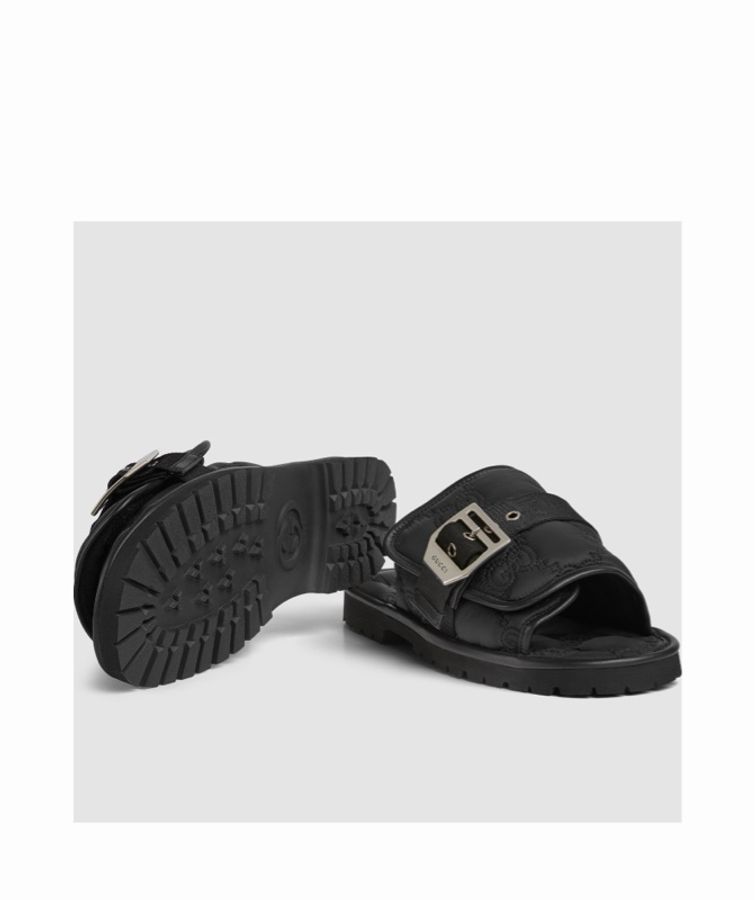 Gucci 男士 徽標拖鞋UK-5 UK-5.5 UK-6 UK-6.5 UK-8 UK-8.5 UK-9 UK-10碼跟高: 1.5cm-4