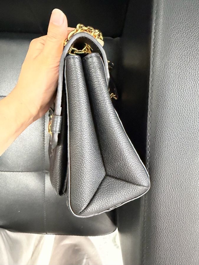 LouisVuitton 路易威登 黑色牛皮Vavin BB鏈條包 芯片款-5