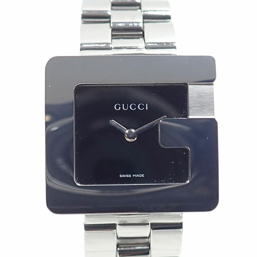 Gucci G-Square 女士石英腕錶,不鏽鋼材質,3600L 電池供電-0