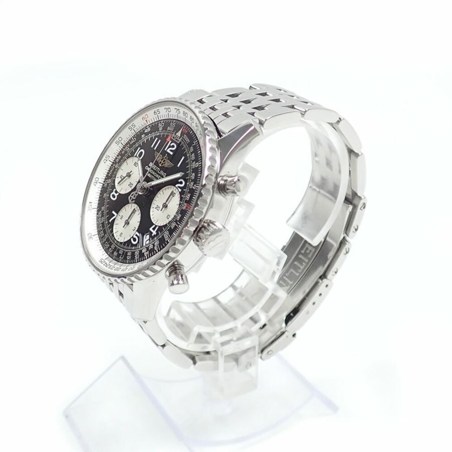 百年靈 Navitimer 男士自動腕錶 SS A23322 自動上鍊-1
