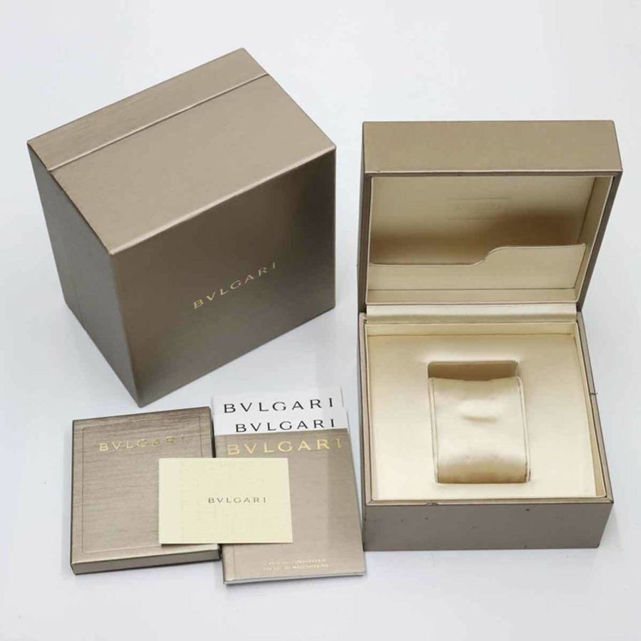 寶格麗 (Bulgari) Lucea Combi LUP28SG 女士腕錶，12 鑽白色錶殼，18K 玫瑰金石英錶-1