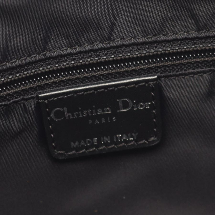 Christian Dior Trotter帆布肩背包,海軍藍/米色,二手女款-3