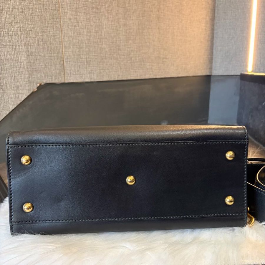 DIOR BEE 全皮手提兩用包 黑色-3