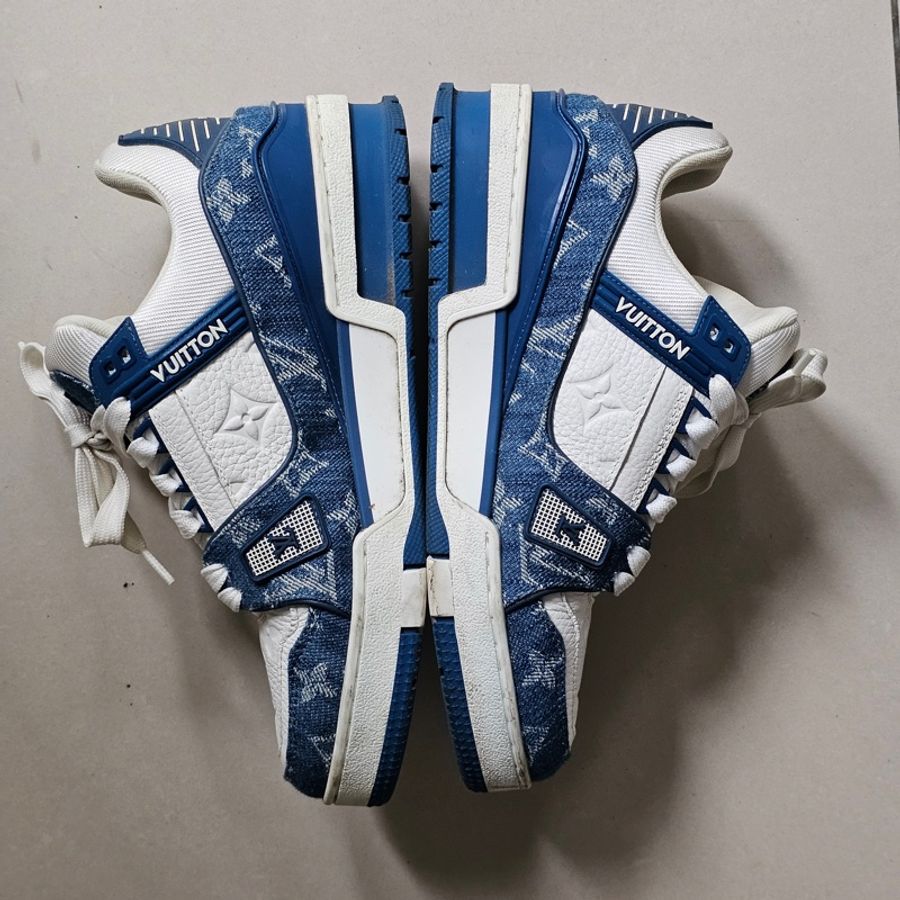 LV Trainer 牛仔藍運動鞋37.5-8