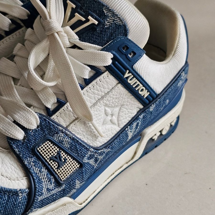 LV Trainer 牛仔藍運動鞋37.5-13