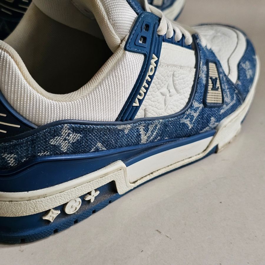 LV Trainer 牛仔藍運動鞋37.5-14