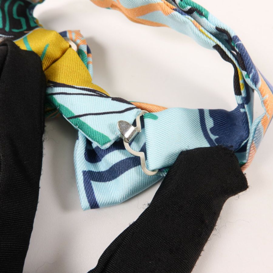 HERMES 絲質Bowtie領結-5