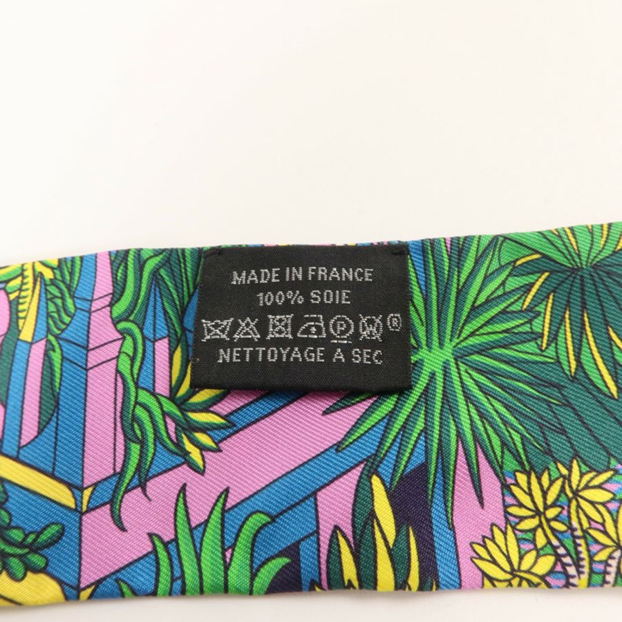 HERMES 絲質Twilly絲巾-6