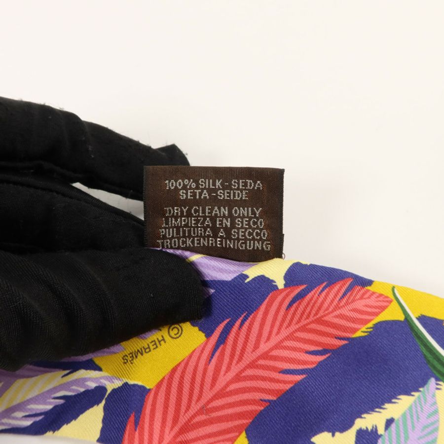 HERMES 絲質Twilly絲巾-7