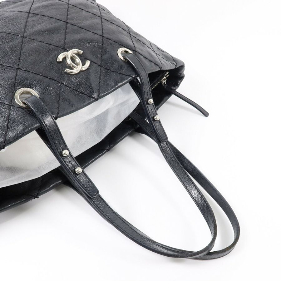 CHANEL 牛皮皮革On The Road Large Tote手挽袋-8