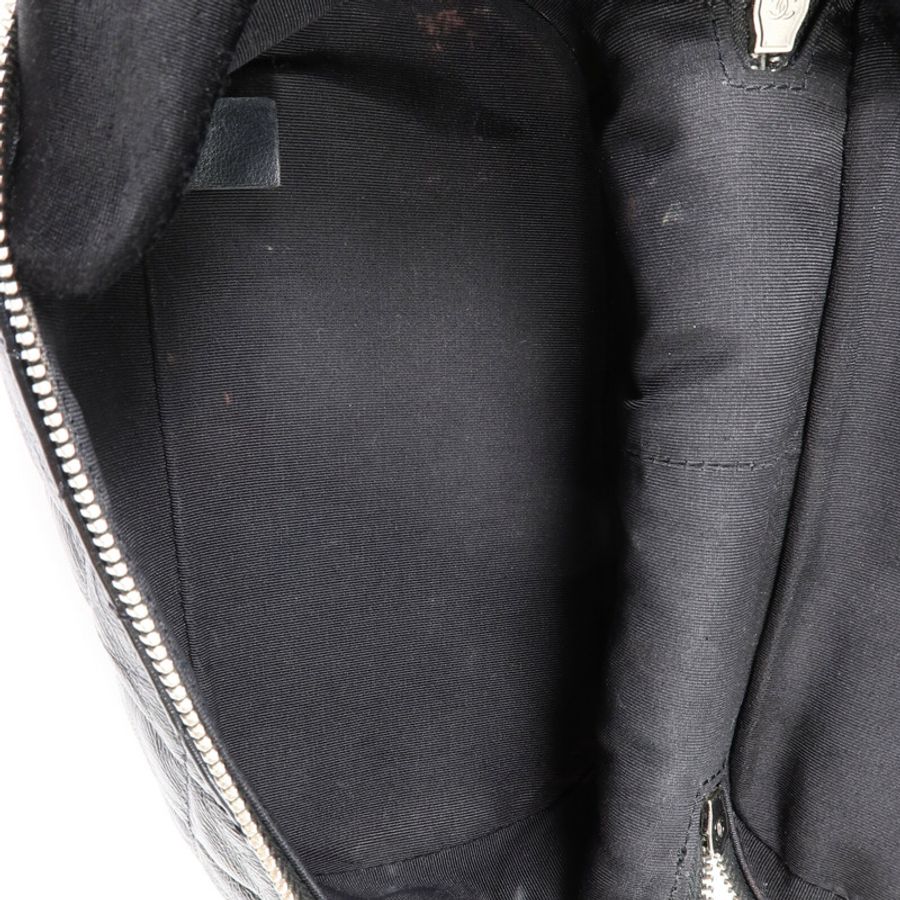 CHANEL PVC/牛皮皮革Matelasse Backpack鏈帶肩背袋-6