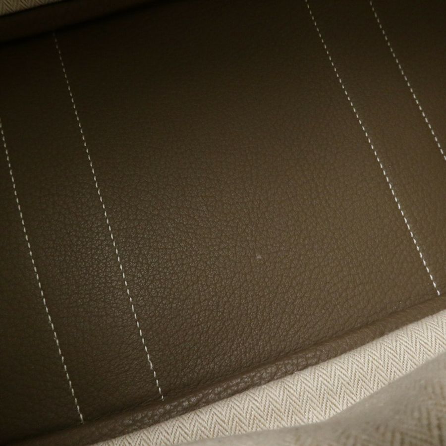 HERMES Negonda皮革Garden Party PM手挽袋Etoupe-16