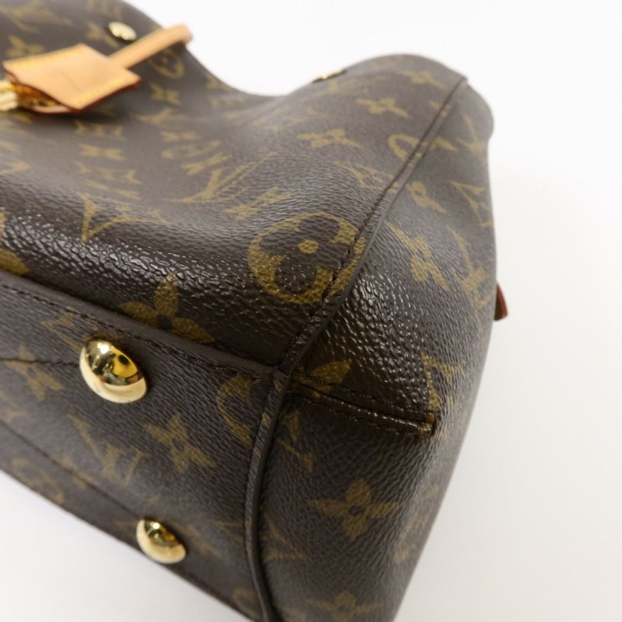 LOUIS VUITTON Monogram Montaigne MM手挽肩背兩用袋-10