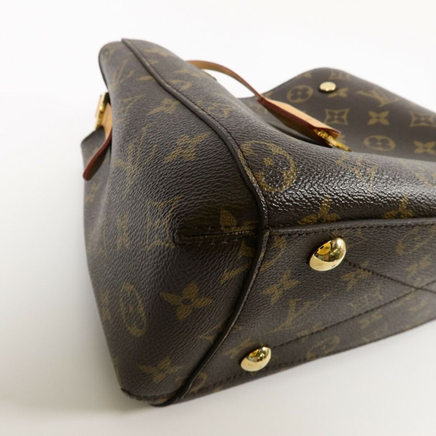 LOUIS VUITTON Monogram Montaigne MM手挽肩背兩用袋-11