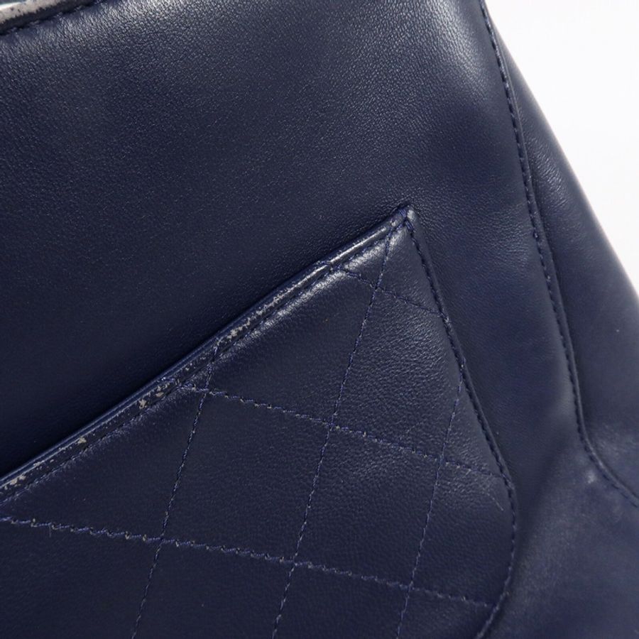 CHANEL 牛皮皮革2 Way Shoulder鏈帶手挽肩背兩用袋-26