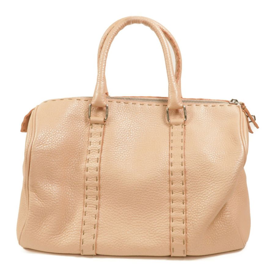FENDI 牛皮皮革Selleria手挽袋-1