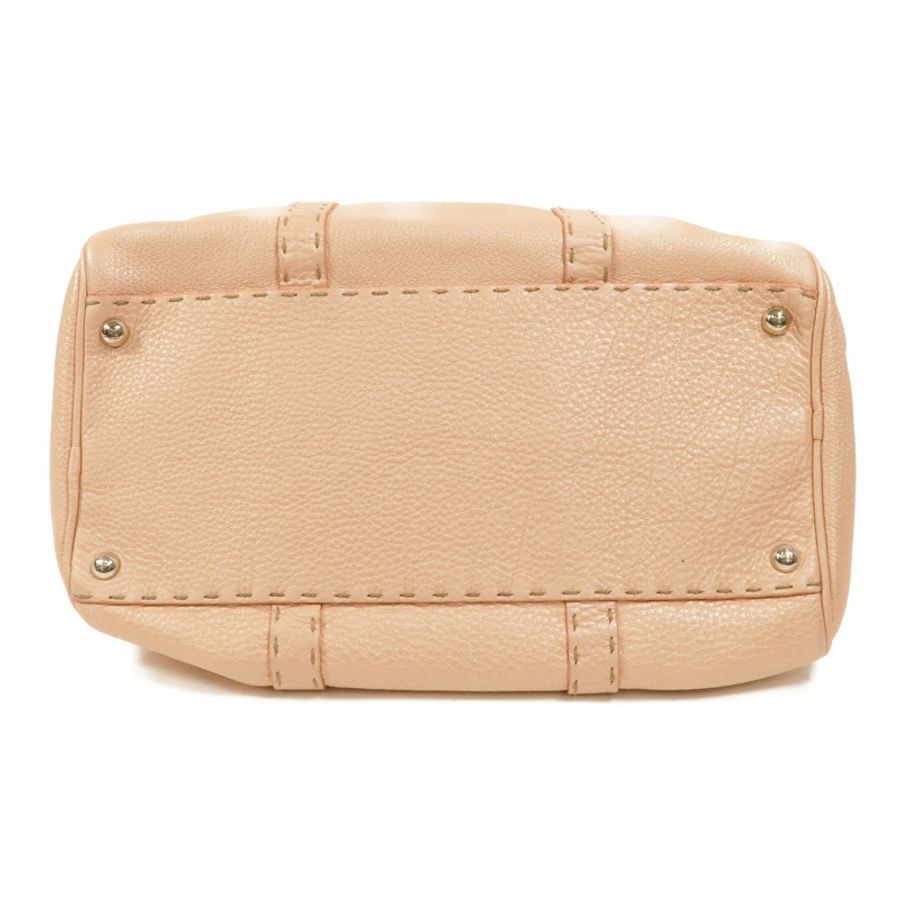 FENDI 牛皮皮革Selleria手挽袋-3