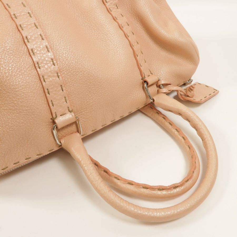 FENDI 牛皮皮革Selleria手挽袋-9