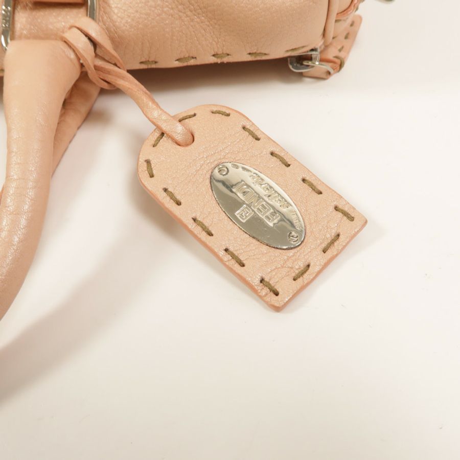 FENDI 牛皮皮革Selleria手挽袋-10