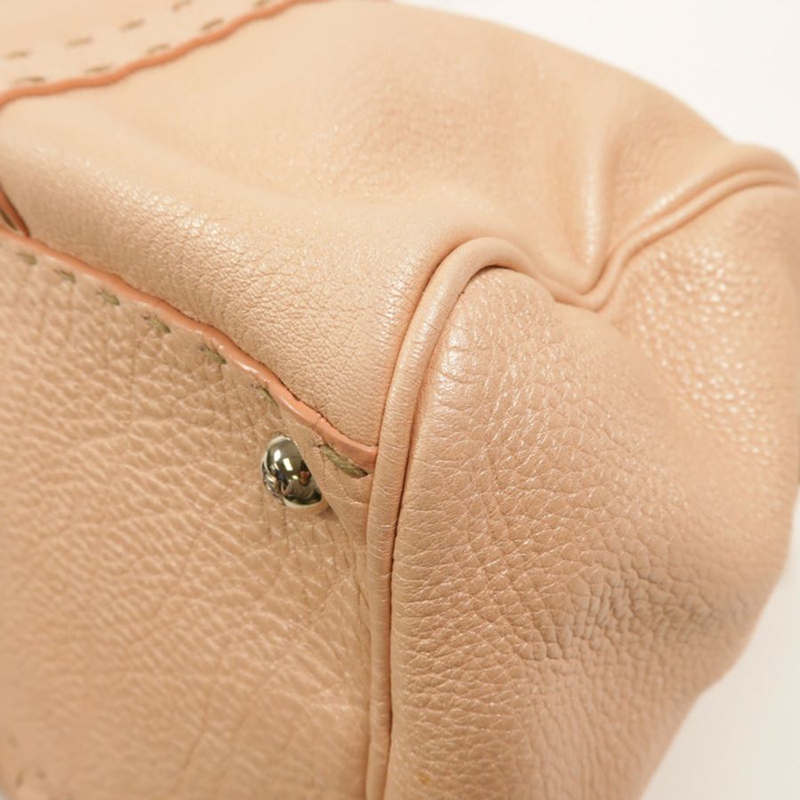 FENDI 牛皮皮革Selleria手挽袋-12
