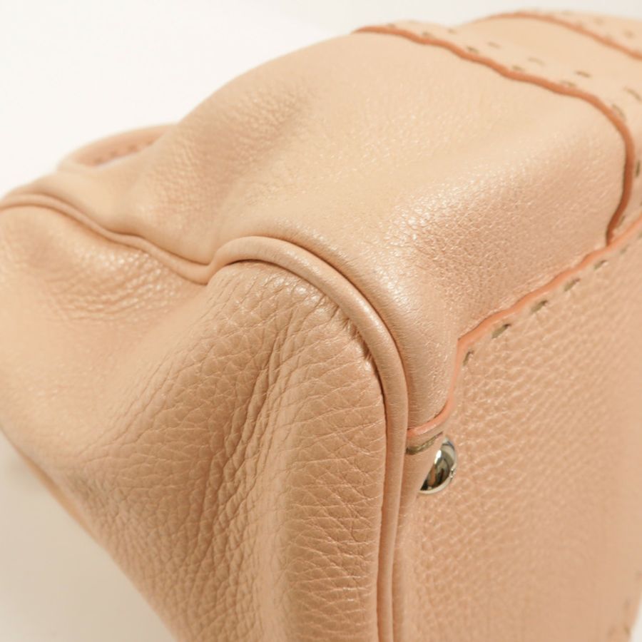 FENDI 牛皮皮革Selleria手挽袋-13