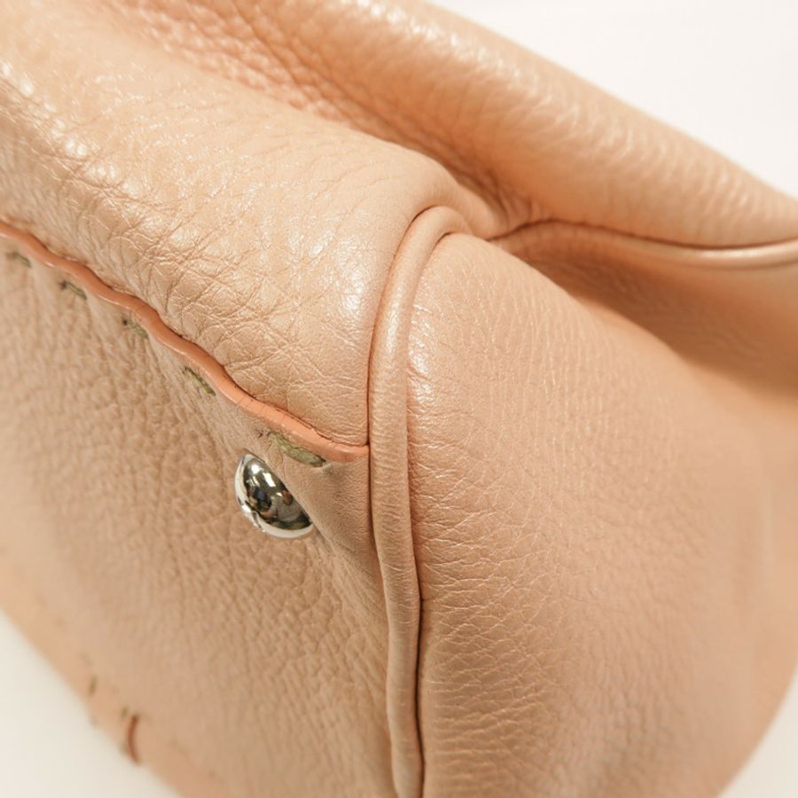 FENDI 牛皮皮革Selleria手挽袋-14