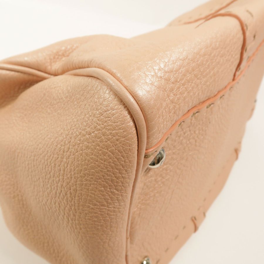 FENDI 牛皮皮革Selleria手挽袋-15