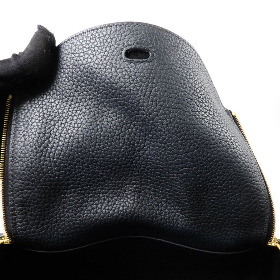 HERMES Clemence皮革Lindy 26手挽肩背兩用袋Noir-14
