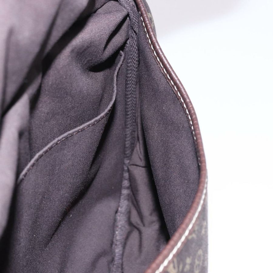 【日本直送】路易威登 Monogram Mini Lin Saumur PM 手袋 棕色 M95227 LV Auth ep14693V-24