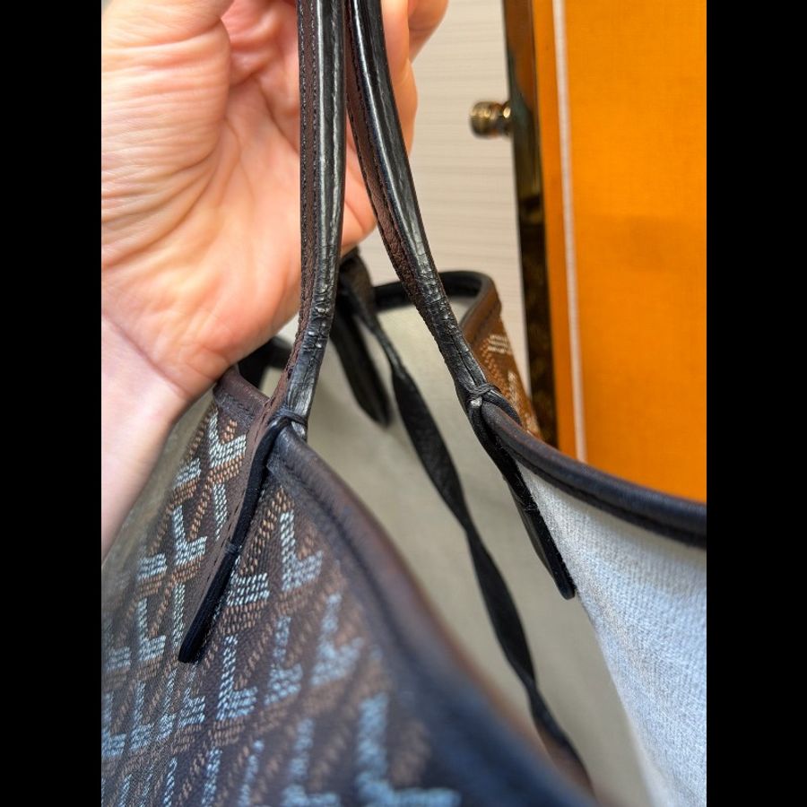 Goyard SaintLouis PM 黑色 tote 購物袋-7