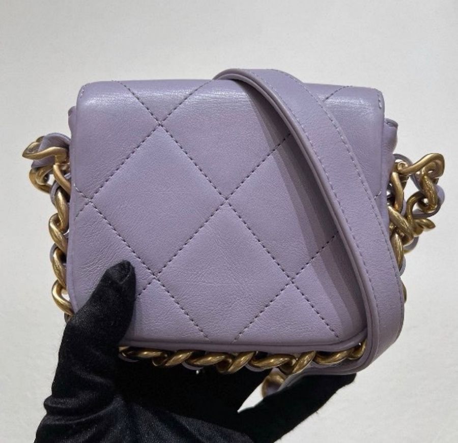 (閒置近新)CHANEL Mini Flap Bag with Chunky Chain 斜揹包-1