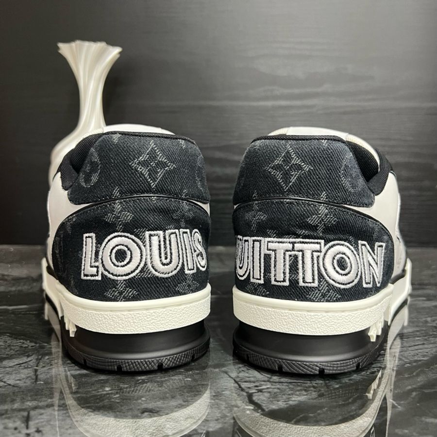 Louis Vuitton路易威登黑白魔術貼Trainer板鞋 43碼 99新-3