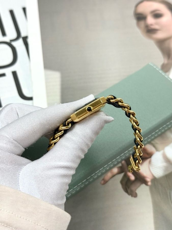 【97新 ✨ 全網最低價!】 ChanelChanel 方糖黑金錶 S碼(下單前先詢問庫存❗️❗️)-5