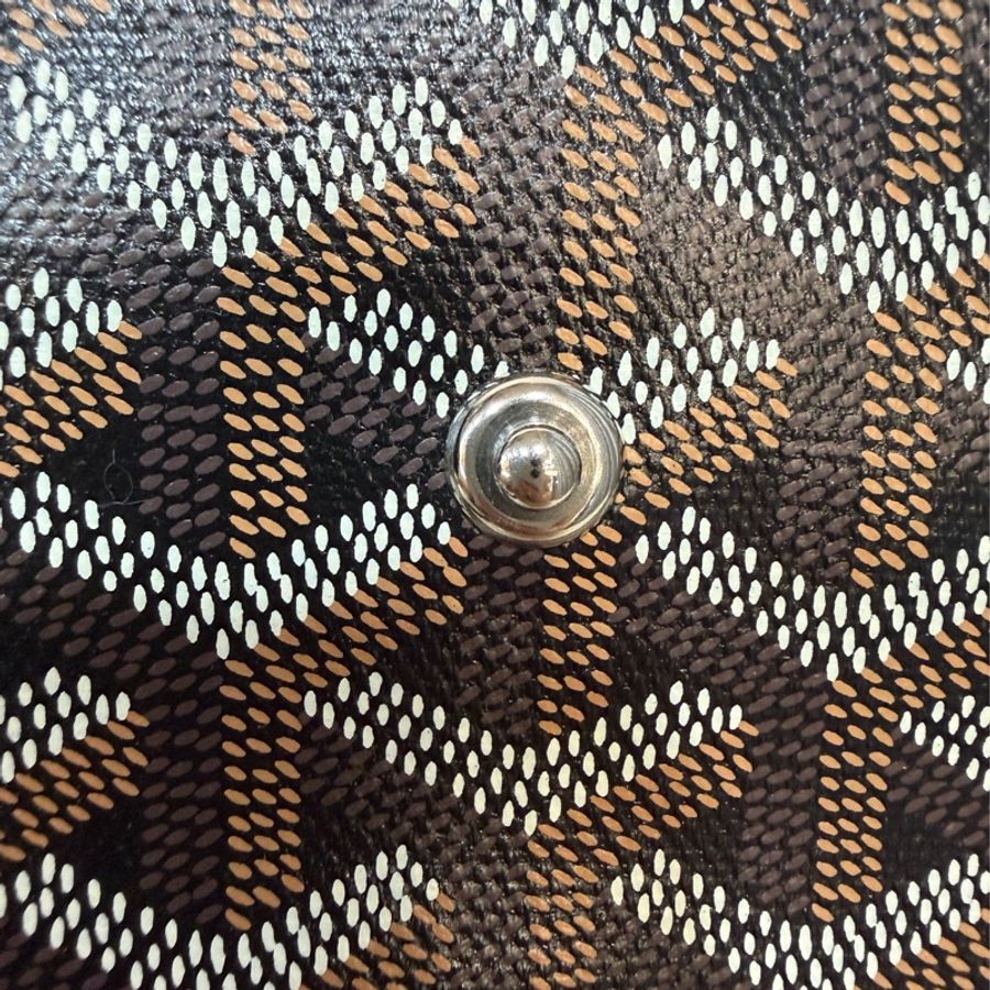 GOYARD Anjou Bag 黑皮 防水 logo 肩背包 托特包 PM-60