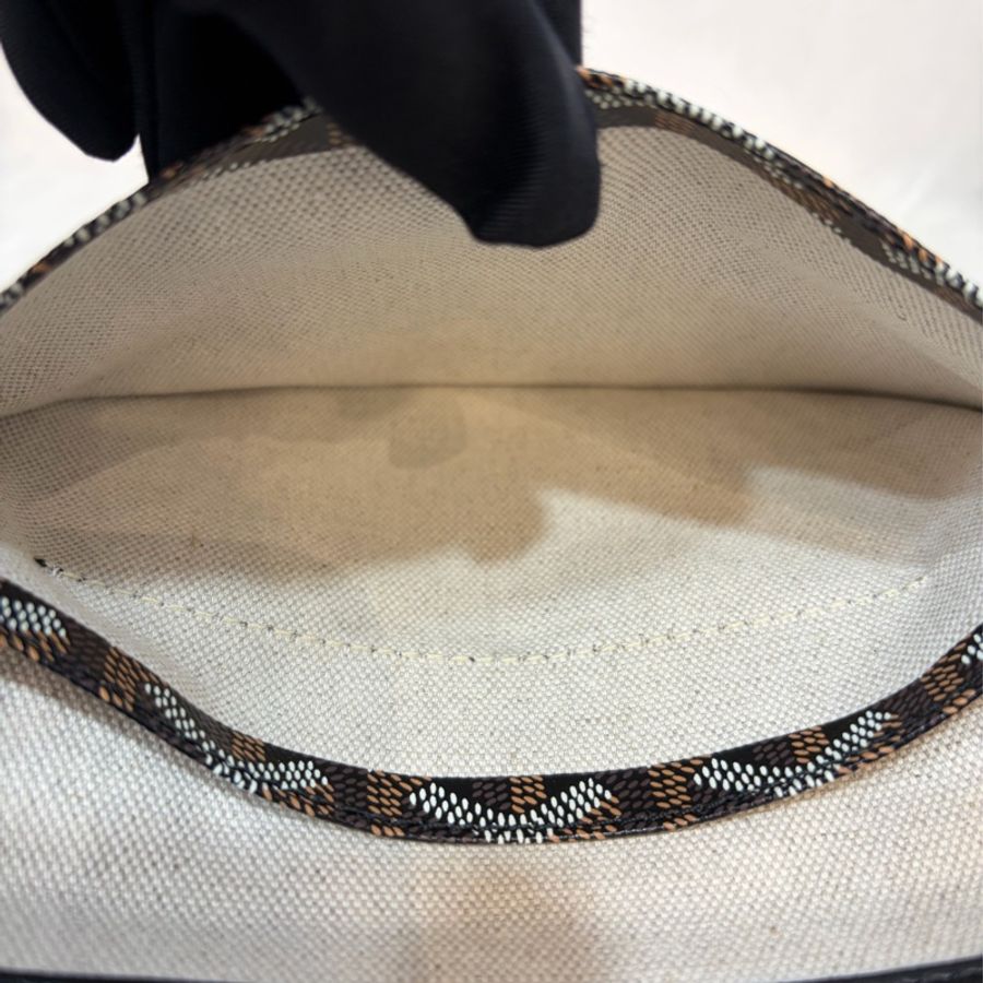 GOYARD Anjou Bag 黑皮 防水 logo 肩背包 托特包 PM-65