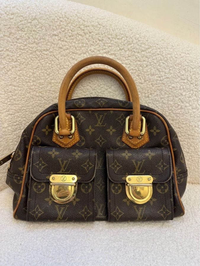 路易威登 Louis Vuitton 曼哈頓老花手提包
雙口袋設計 + 經典老花,復古又時髦
手提出街-0