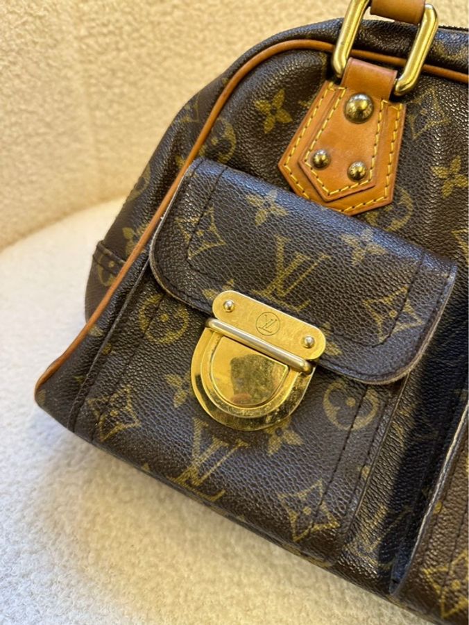 路易威登 Louis Vuitton 曼哈頓老花手提包
雙口袋設計 + 經典老花,復古又時髦
手提出街-6