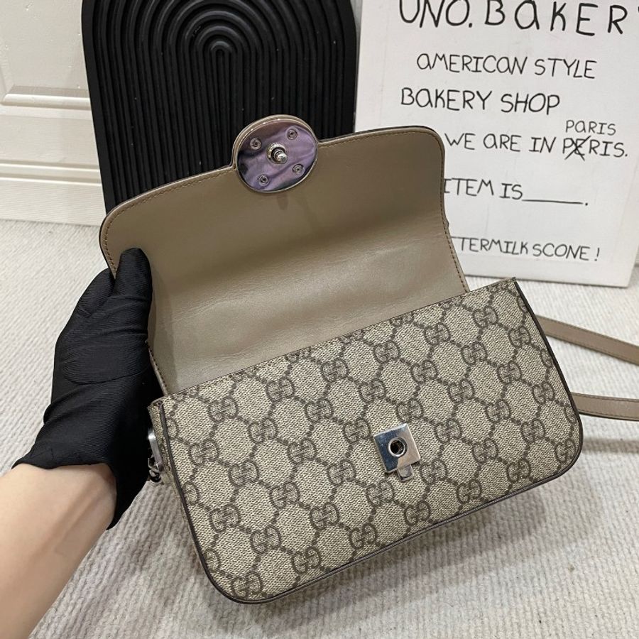 Gucci古馳老花Petite 肩背包斜背包-6