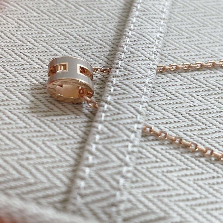 全新💯Hermes mini Pop h 奶茶色/栗子色 玫瑰金-2