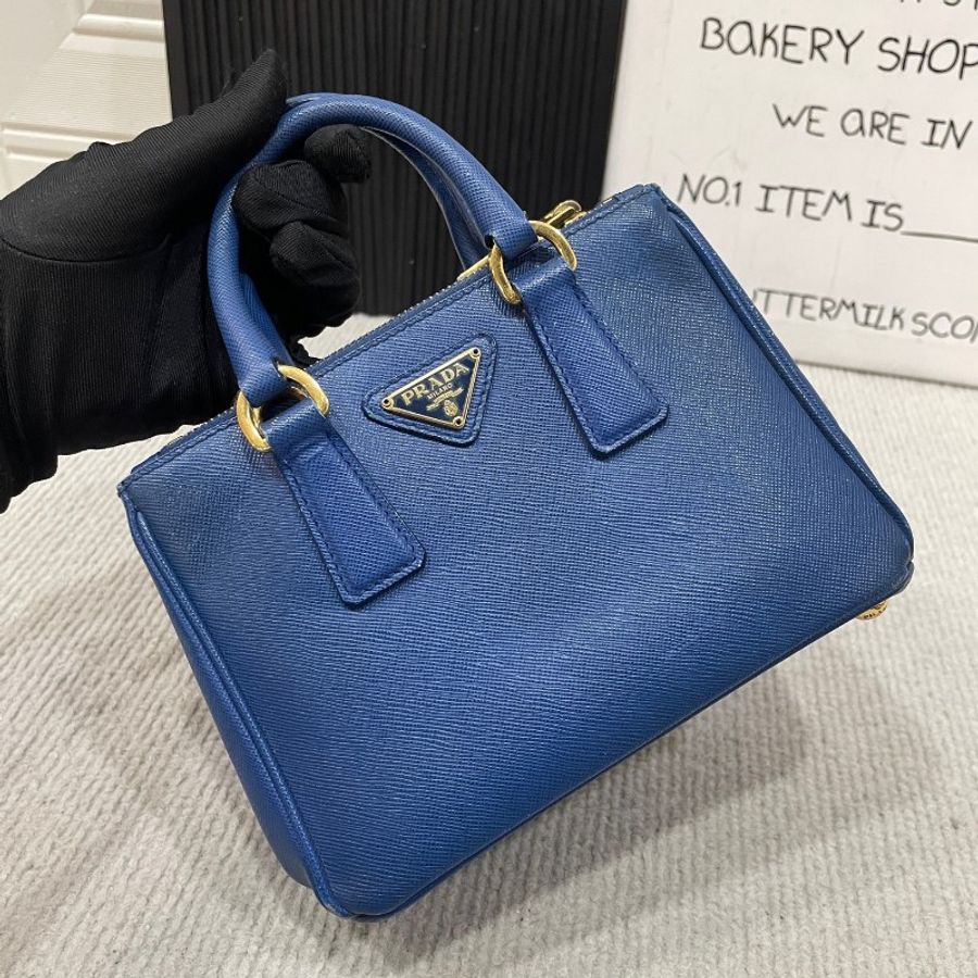 Prada nano殺手包 克萊因藍 手提單肩斜挎包-3