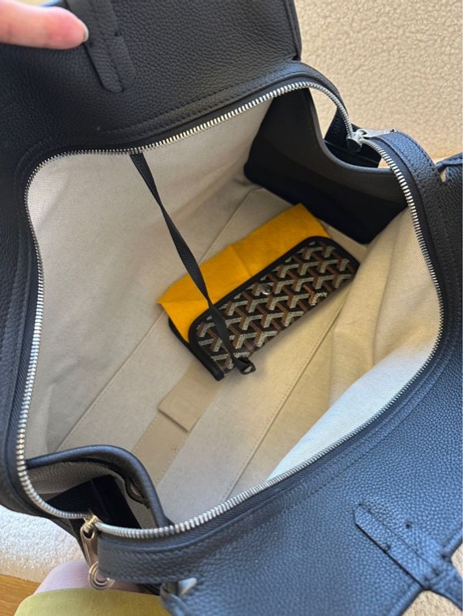 戈雅 Goyard Hardy 托特包 黑棕色狗牙紋 尺寸：40 × 31 cm 成色：99新，帶吊牌，保存極佳-13