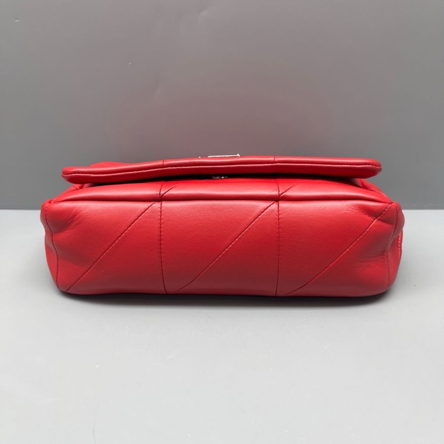 YSL 97新 紅色格紋Jamie鏈條包-2