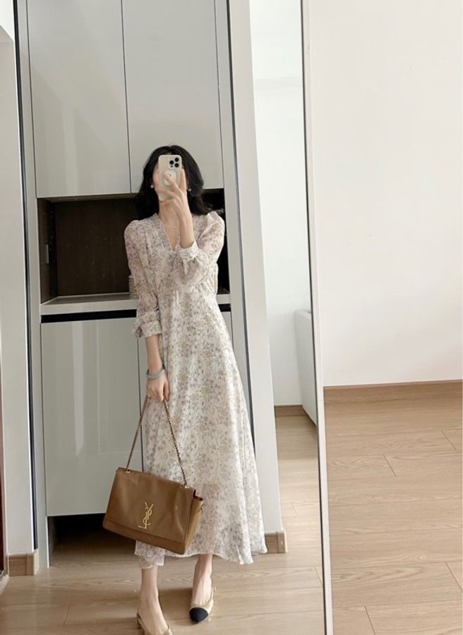 YSL聖羅蘭🩶焦糖色🤎雙面Kate 鏈條包閒置99新全配24年-0